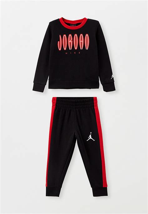 Костюм спортивный Jordan JDB MJ MVP STATEMENT FT SET (TD), цвет: черный ...