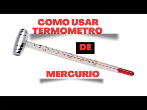 Como Usar Um Termometro De Merc Rio Youtube