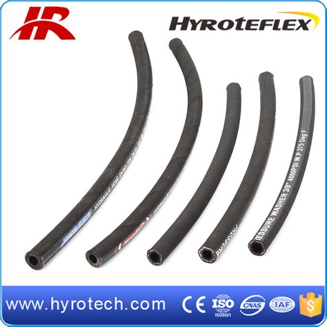 High Pressure Washer Hose For Jet Cleaner Flexible Rubber Jet Wash Hose