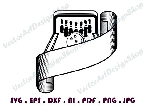 Bowling Logo 2 SVG Bowling SVG Bowling Clipart Bowling | Etsy