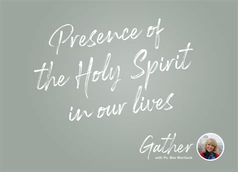 Gather | Presence of the Holy Spirit in our Lives - City Impact Church