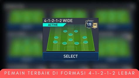 Cara Menentukan Pemain Terbaik Untuk Formasi 4 1 2 1 2 Lebar Wide Fifa Mobile Youtube