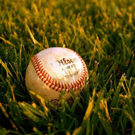 Baseball Closeup Ipad Wallpaper