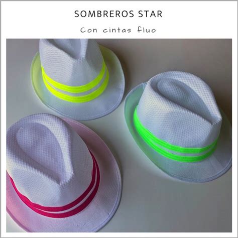 Sombrero Star Pack X 10 Panamá Cotillón