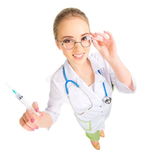 Funny Doctor With Nerd Glasses Stock Image Image Of Medical Head