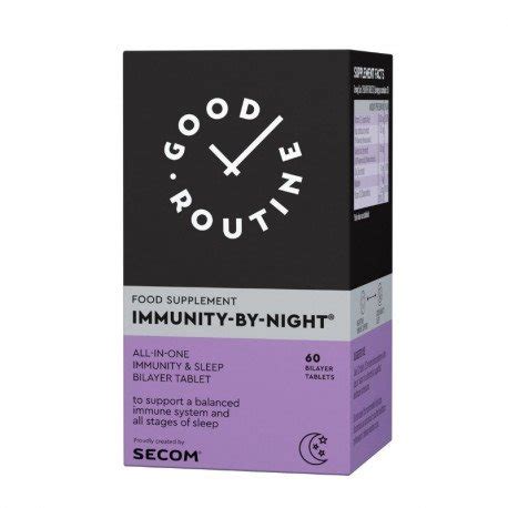 Secom Good Routine Immunity By Night Capsule Catena Ro