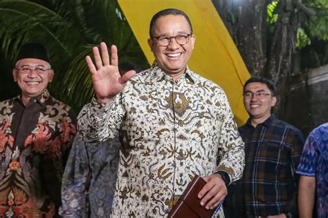 Anies Baswedan Bagi Gagasan Di Ui Ganjar Pranowo Prabowo Subianto