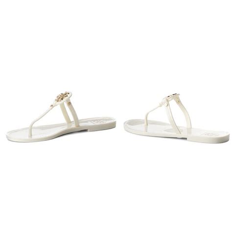 Tory Burch Mini Miller Flat Thong Ivory