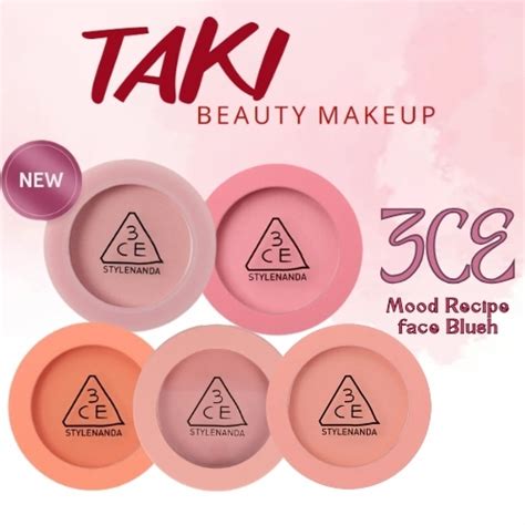 Phấn Má Hồng 3CE Mood Recipe Face Blush Nude Peach Mono Pink Rose