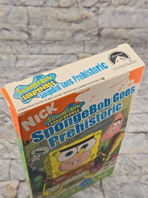 Spongebob Squarepants Spongebob Goes Prehistoric VHS 2004