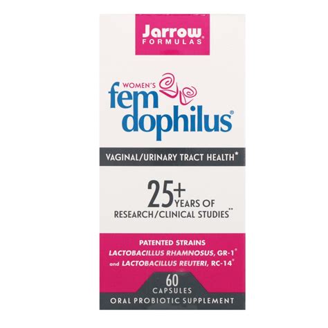 Jarrow Formulas Womens Fem Dophilus 60 Capsules By Iherb