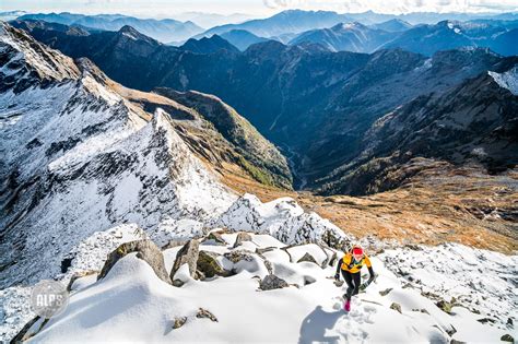 Running Ticino S Monte Zucchero Above Val Verzasca