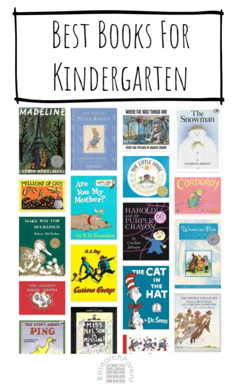 Best Books for Kindergarten - ResearchParent.com