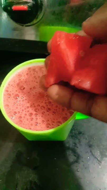 Summer Healthy Fruit Drink Watermelon 🍉🍉 Juice Shorts 😋😋😋👌👌 Trending Samayal Youtube