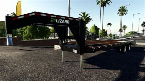 LIZARD 20ft Gooseneck Trailer Work In Progress FS19 KingMods