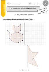 Exercice Sym Trie Axiale Cm