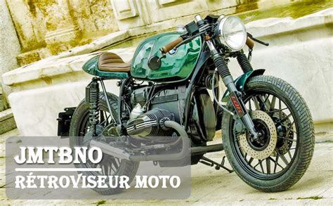 Amazon fr JMTBNO Retroviseur Moto Rond 7 8 22mm Rétroviseurs Moto