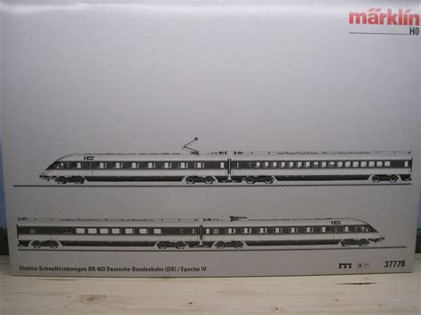 Märklin 37778 Elektro Schnelltriebwagen BR 403 DB mfx sound Kaufen