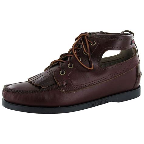 Sebago Womens Angelique Bootburgundy Leatherus 6 M Leather Ankle