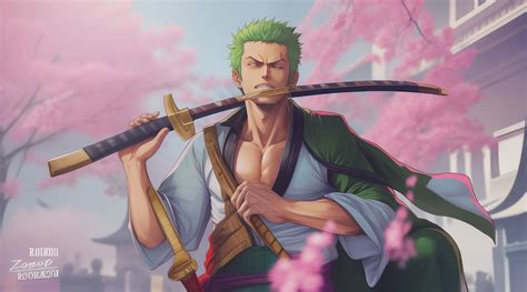 Roronoa Zoro Realistic Photo Seaart Ai