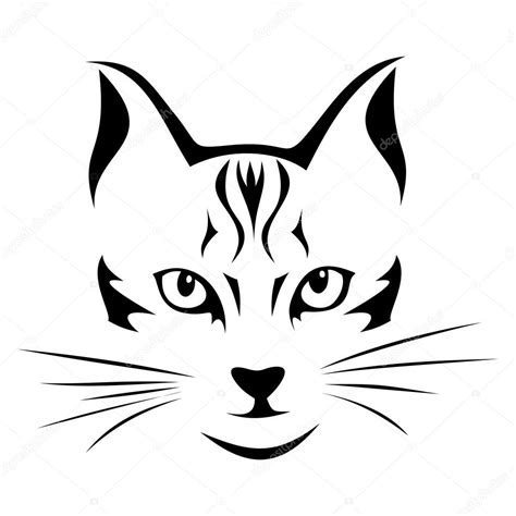 Black Silhouette Of Cat Vector Illustration Stock Vector Naddya