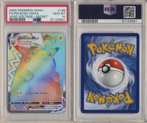 Pikachu Vmax All Graded Non English Trollandtoad