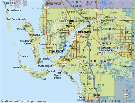 Lee County Zip Code Map Map