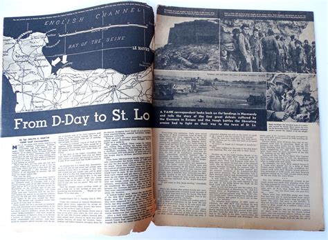 Yank Magazine Anniversaire D Day June 3 1945 Continental Edition