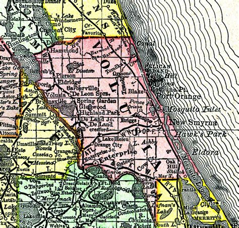 Map Of Volusia County Florida - Maping Resources