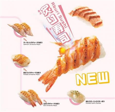 10 Aug 2023 Onward Genki Sushi Aburi Sushi Special SG