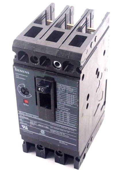 USED SIEMENS ED63A040 CIRCUIT BREAKER 40A 600V SB Industrial Supply Inc