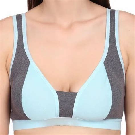 Mcart Plain Fancy Cotton Sports Bra Made In India For Daily Wear Size