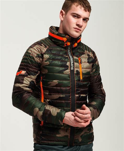 Superdry Power Pop Camo Jacket Mens Jackets And Coats