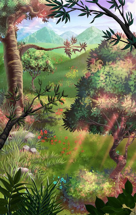 Background for animation on Behance
