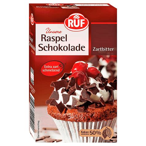 Ruf Raspel Schokolade Zartbitter G Bei Rewe Online Bestellen