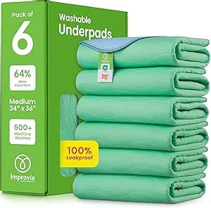 Amazon Improvia Washable Underpads X Pack Of Heavy