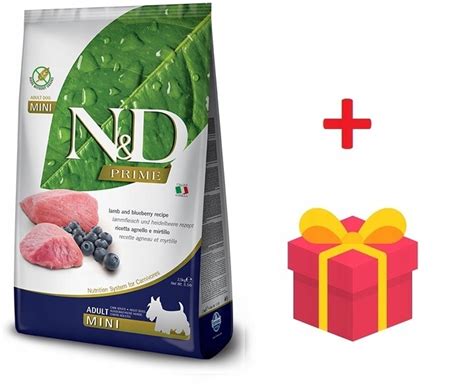 FARMINA ND Prime 800g Jagnięcina Borówka Adul Mini 12897871698 - Allegro.pl