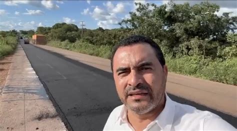 Governador visita obras de estrada em Colinas e avisa Não vamos fazer