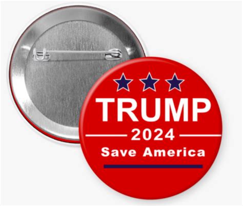 8 Pack Trump 2024 Campaign Buttons Save America Trump 2024 Pins 2 25