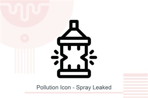 Pollution Icon Spray Leaked Graphic By Melindagency · Creative Fabrica