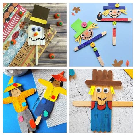 24 Adorable Fall Scarecrow Crafts for Kids- A Cultivated Nest