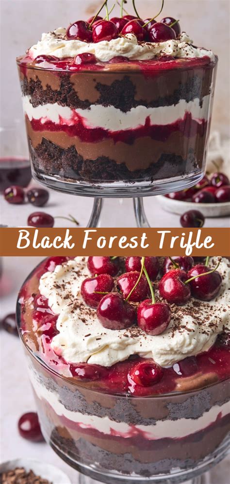 Black Forest Trifle Recipe Cheff Recipes