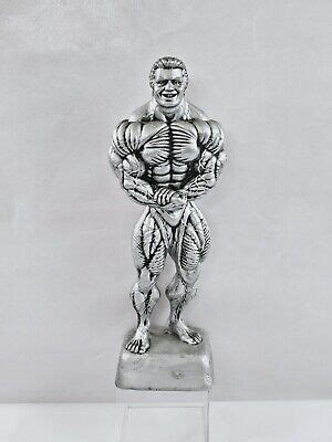 Niels Andersen Sculptures 2004 Male Bodybuilding Trophy 17 5 Resin