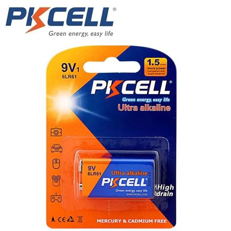 Pkcell 6lr61 9v Ultra Digital Alkaline Battery 1pc Pack Pk 6lr61 9v Lazada Ph