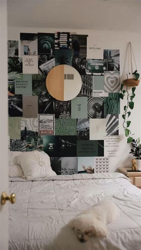 Light Pink And Sage Green Dorm Room Ideas