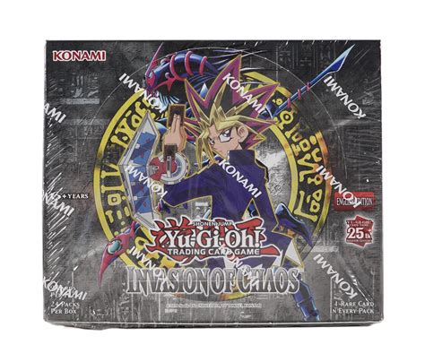 Yu Gi Oh 25th Anniversary Invasion Of Chaos Booster Box DA Card World