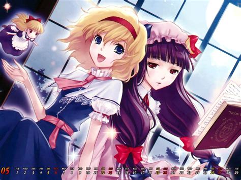 Anime Girls-May 2012 calendar wallpaper Preview | 10wallpaper.com