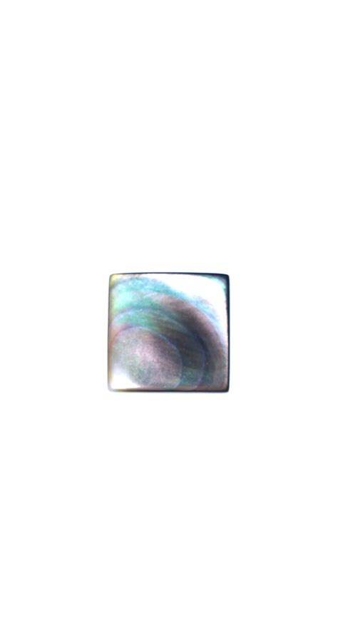 Mm Square Black Mother Of Pearl Cabochon Santa Fe Jewelers Supply