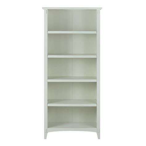 Hampton Bay Shelf Standard Bookcase In White Thd A Of The