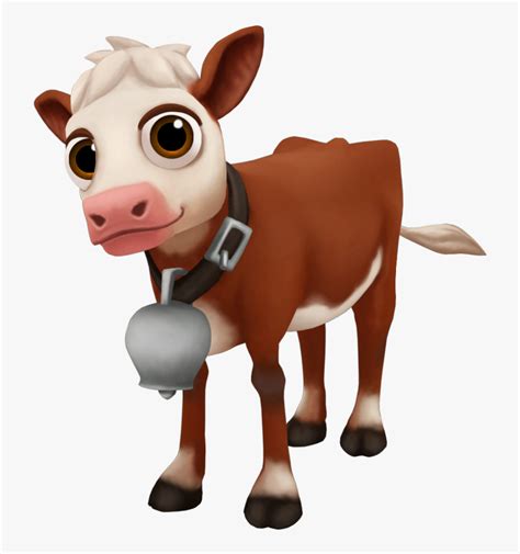 Farmville 2 Country Escape Cow Png, Transparent Png - kindpng